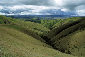 Ein Blick in die Landschaft um Mang'oto